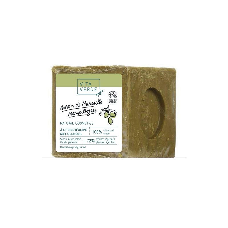 Savon de Marseille vert - 72 % huile d'olive - 300 g Savon de Marseille vert - 72 % huile d'olive - 300 g