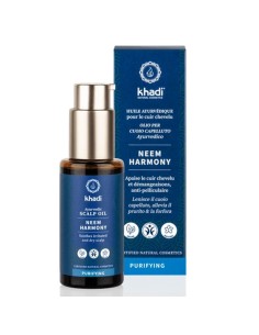 Huile capillaire ayurvédique Neem Harmony - 50 ml - Khadi