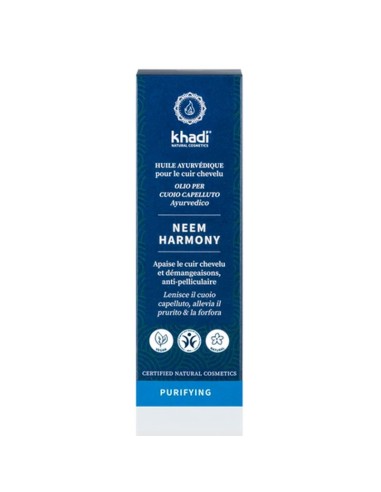 Huile capillaire ayurvédique Neem Harmony - 50 ml - Khadi