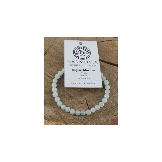 Bracelet Aigue Marine -...