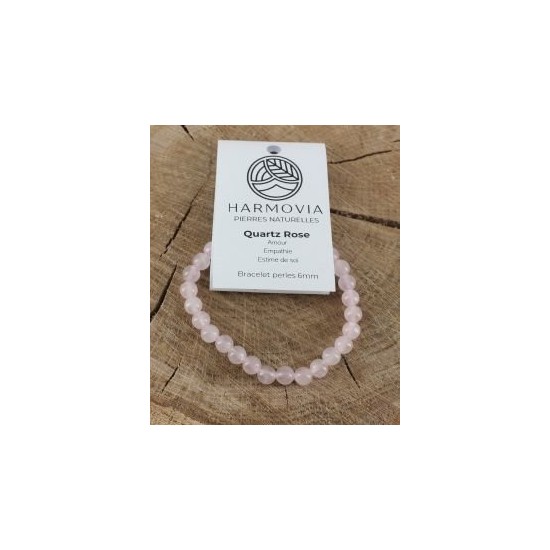 Bracelet Quartz Rose -...