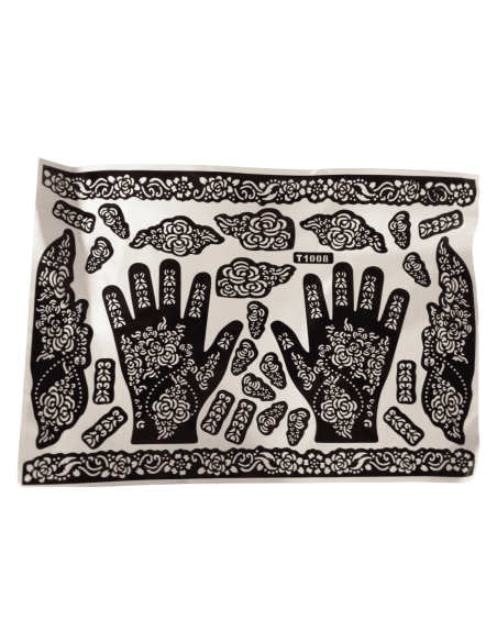 Feuilles pour Tatouage Henné