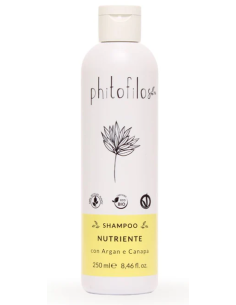 Shampooing liquide nourrissant à l'argan et au chanvre - Shampoo Nutriente - Phitofilos (250 ml)
