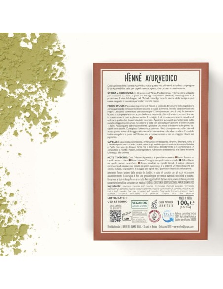 Henné Ayurvédique BIO - 100g