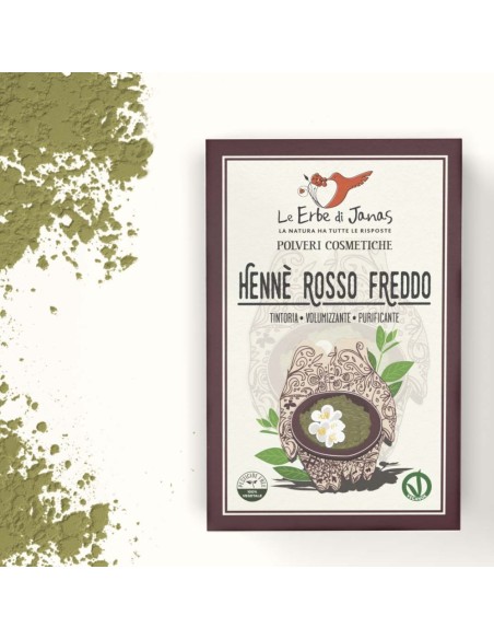 Henné rouge froid - Rosso Freddo - 100g