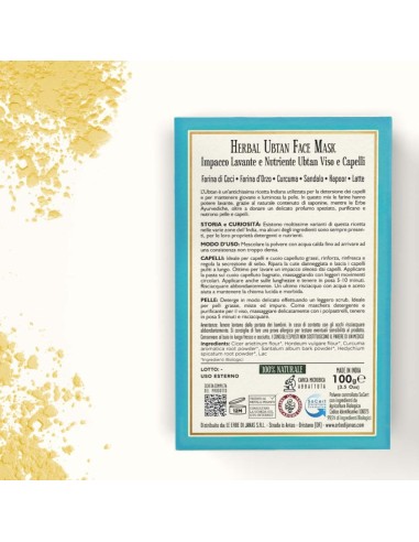 Masque Nettoyant et Nourrissant Ubtan - Visage et Cheveux - 100g