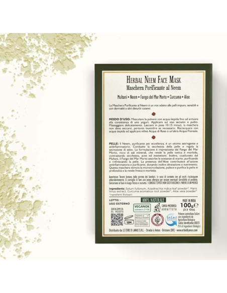 Masque purifiant au Neem BIO - 100g