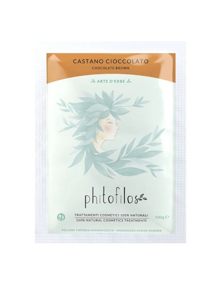 Coloration Brun chocolat  (Castano Cioccolato) – reflets bruns chauds 100 g - Phitofilos