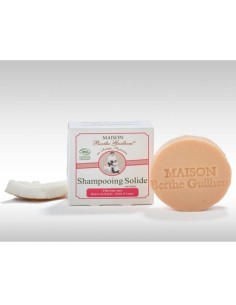 Shampoing solide cheveux secs & abîmés Berthe Guilhem au Lait de chèvre - soin cheveux bio