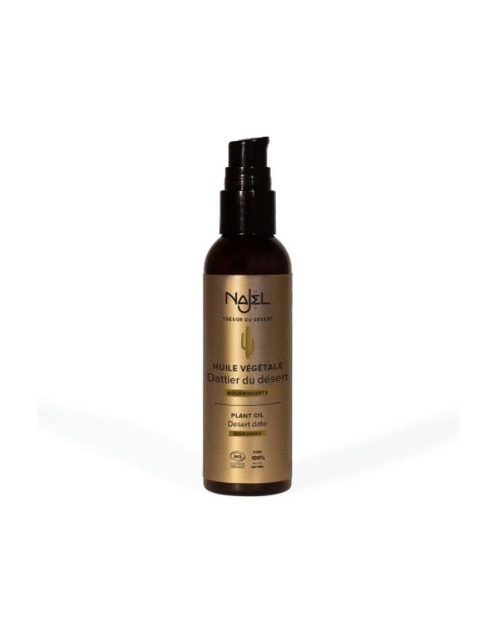 Huile de Dattier du Désert Najel – Soin cheveux & peau 80 ml