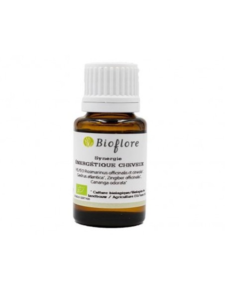 Énergétique Cheveux Bioflore – Complexe d’huiles essentielles pour cuir chevelu 15 ml