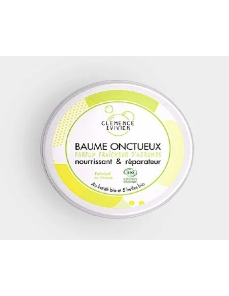 Baume Fraîcheur Agrumes Clémence & Vivien 150 ml – Soin corporel tonifiant naturel