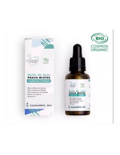 Huiles soins peaux mixtes Clémence & Vivien 30 ml – Soin visage équilibrant