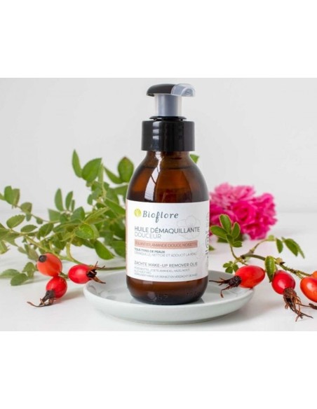 Huile Démaquillante Douceur Bio – Bioflore 110ml
