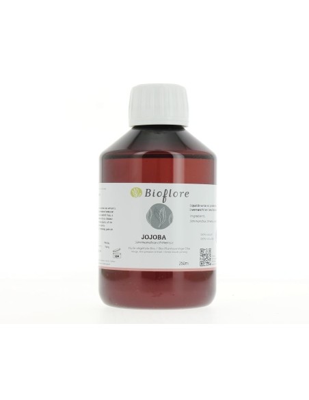 Huile de Jojoba vierge BIO Bioflore 250 ml – Soin naturel peau & cheveux