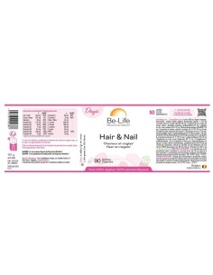 Hair & Nail Be-Life - complément cheveux et ongles - 90 gélules 2