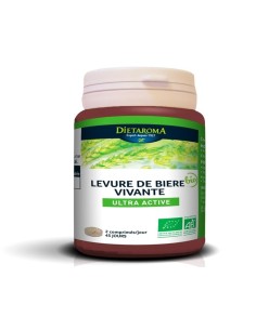 Levure de bière vivante bio de Dietaroma  - complément cheveux et ongles - 90 gélules