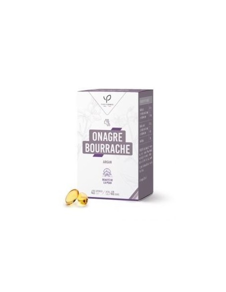 Huile d’onagre & huile de bourrache BIO – Peau  -  40 capsules