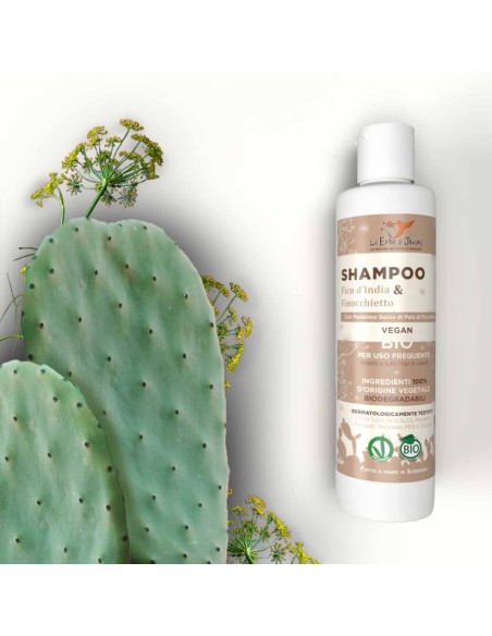 Shampoing bio figue de barbarie & fenouil – Cheveux doux