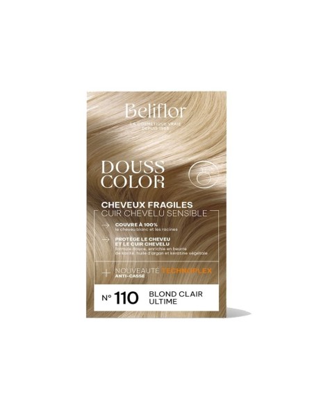 Coloration Blond clair Ultime – Sans ammoniaque | Beliflor DoussColor 110