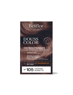 Coloration Chatain noisette – Sans ammoniaque | Beliflor DoussColor 105
