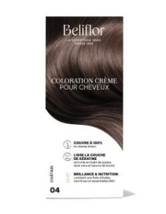 Coloration crème n°04 Châtain – Beliflor