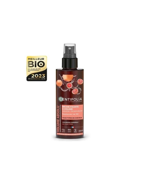 Brume Fixante & Volume BIO Centifolia 200 ml – Fixation Naturelle et Volume