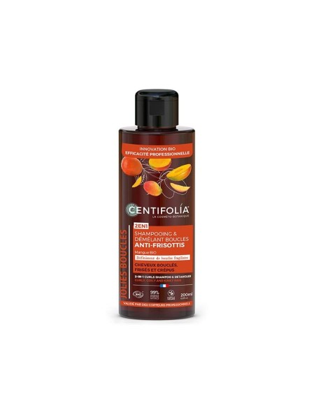 Shampoing & Démêlant Boucles Anti-Frisottis BIO Centifolia 200 ml – Définition & Douceur