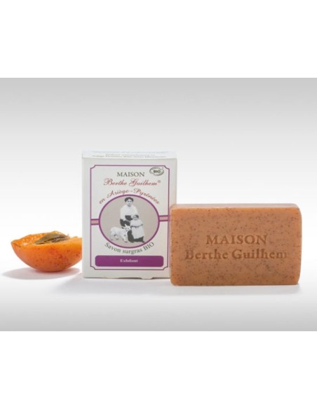 Savon exfoliant lait de chèvre – Gommage doux peau lisse - Berthe Guilhem