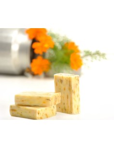Savon Calendula au lait de chèvre – 100 g  Berthe Guilhem