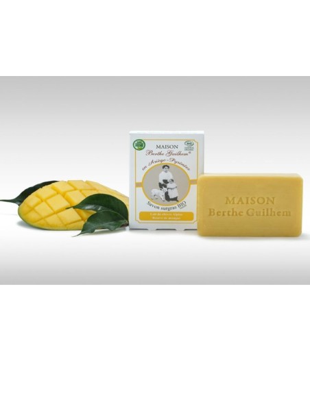 Savon Beurre de mangue au lait de chèvre – 100 g  Berthe Guilhem