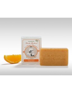 Savon Beurre de karité & Orange douce au lait de chèvre – 100 g  Berthe Guilhem