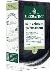 Coloration Herbatint Noir 1N 170 ml – Gel colorant sans ammoniaque