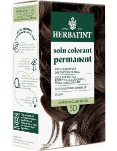 Coloration Herbatint Châtain Clair doré Herbatint 5D 170 ml – Gel colorant sans ammoniaque