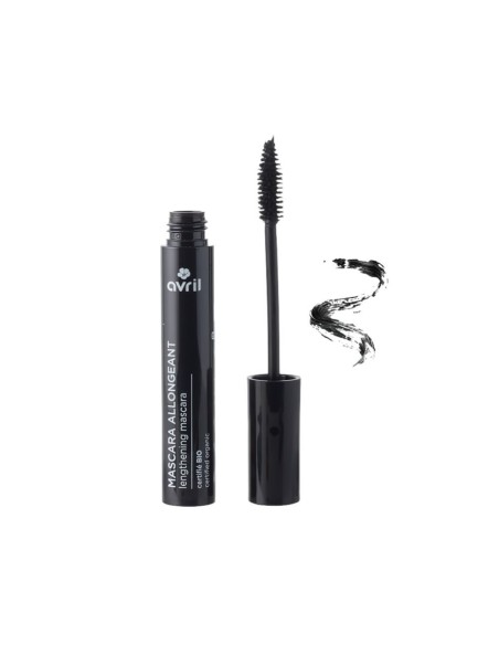 Mascara allongeant noir bio Avril – Cils longs et définis