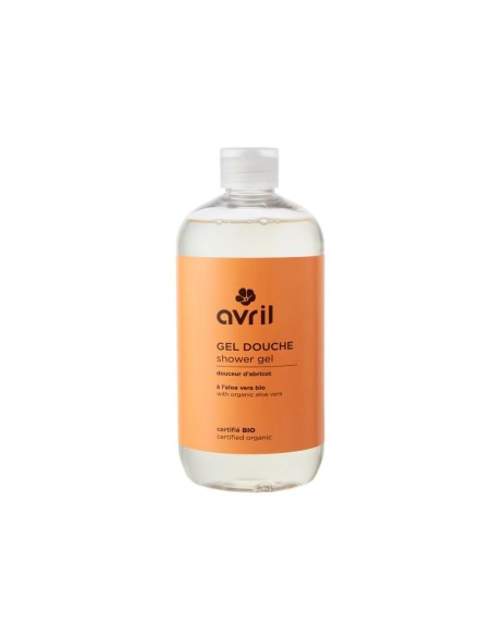 Gel douche abricot bio Avril 500 ml – Douceur et parfum fruité