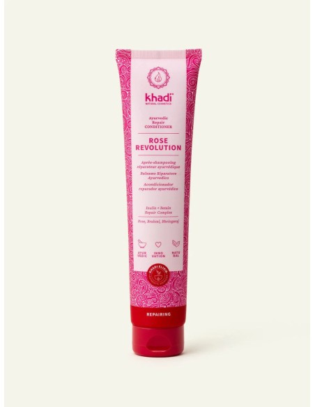 Après-Shampoing Rose Revolution Khadi – Démêlant Naturel Cheveux